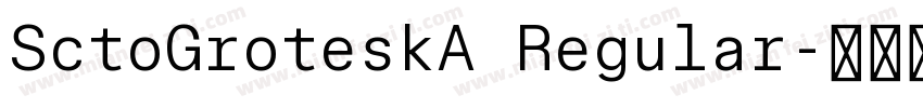 SctoGroteskA Regular字体转换